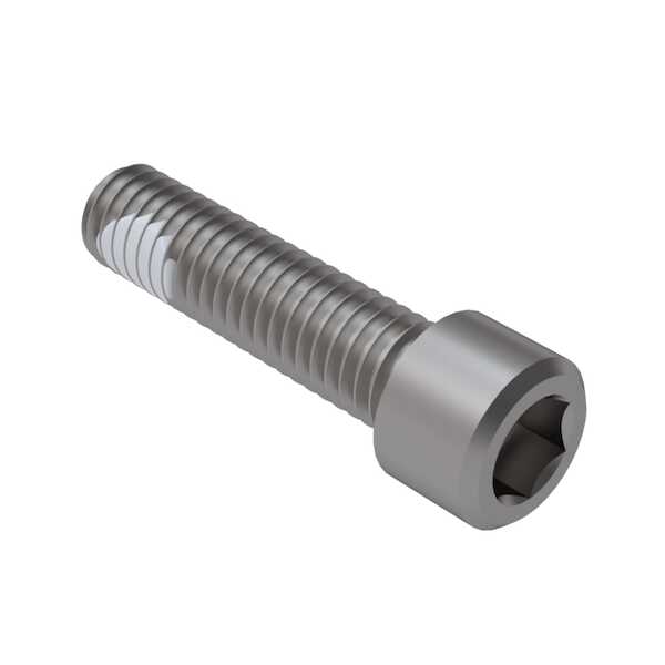 Picture of Brighton Best 016163 1/4"-28X5/8",(Ft) Socket Head Cap Screws Fine Stain A2 (18-8) Nylon-Patch